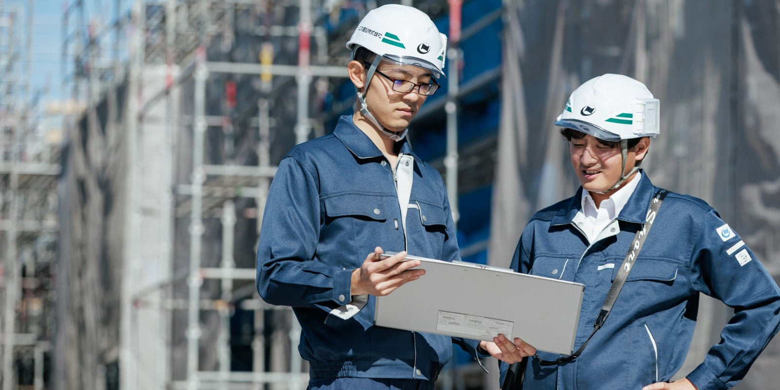 図面確認の様子